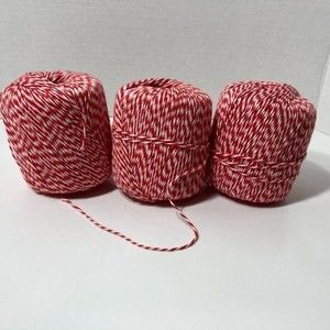 5 Aunt Lydia's Baker's Cotton Crochet Thread Red